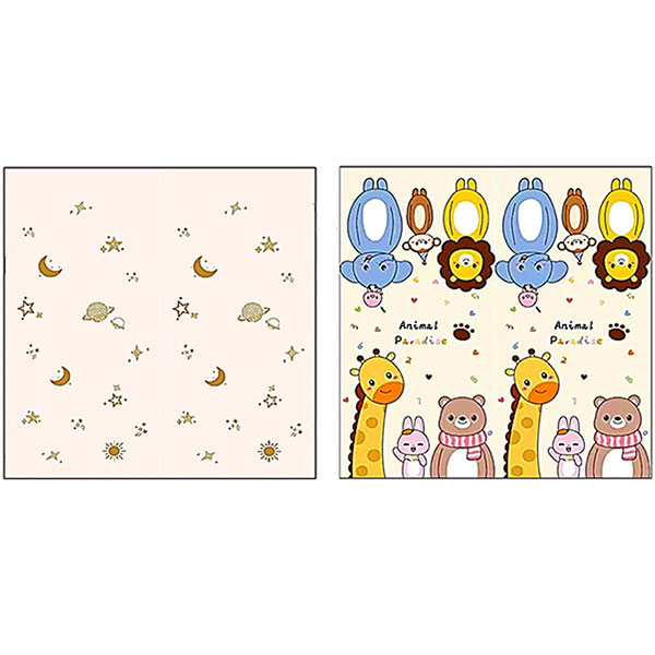 BBO sklopiva podloga za igru od pene Animal Paradise (180x200x1cm) CC6603-4 - ODDO igračke