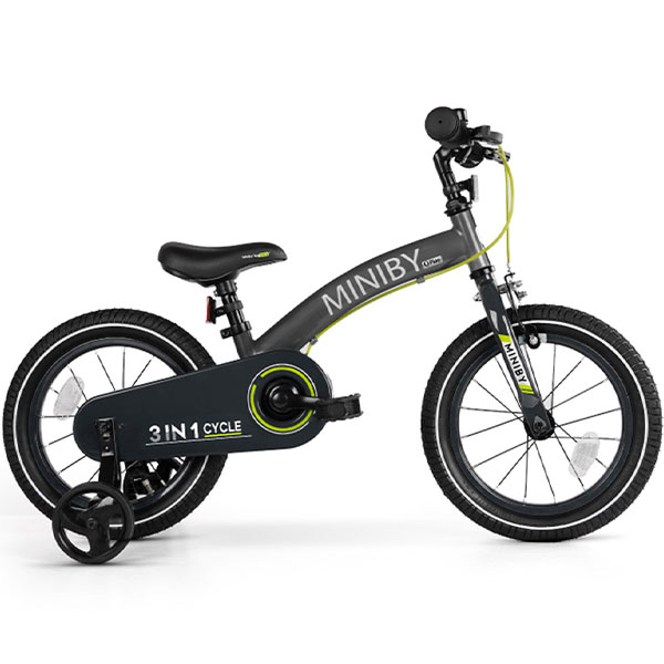 Bicikl za decu Miniby 12inča grey Qplay 41312183 - ODDO igračke