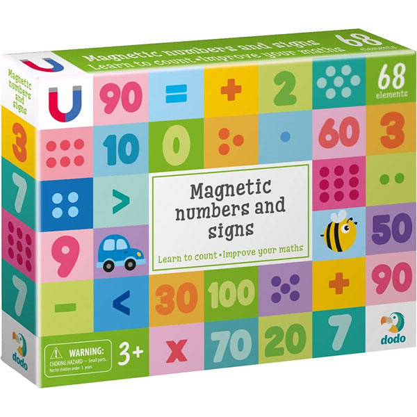 Montesori set sa magnetima brojevi 36pcs 104/200274 - ODDO igračke