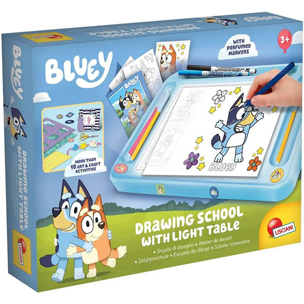 Bluey edukativna tabla sa svetlom Lisciani 110681  - ODDO igračke