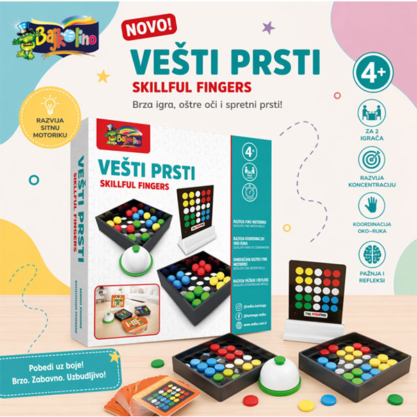 Društvena igra Vešti prsti 054395 - ODDO igračke