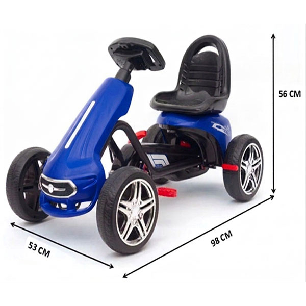 Karting mini na pedale – Plavi 608604P - ODDO igračke