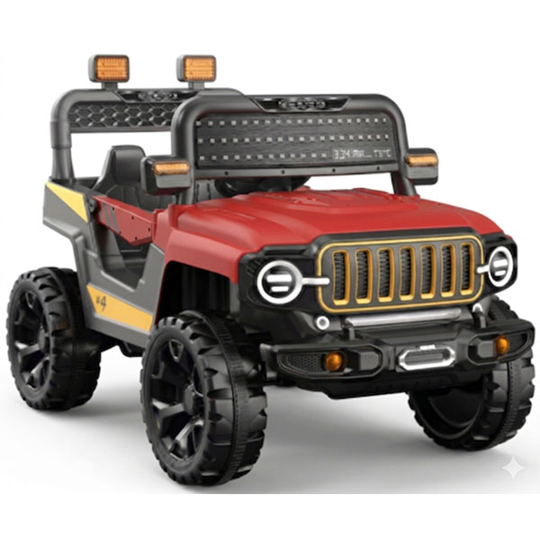 Auto na akumulator Džip mini 12v – Crveni 586417 - ODDO igračke