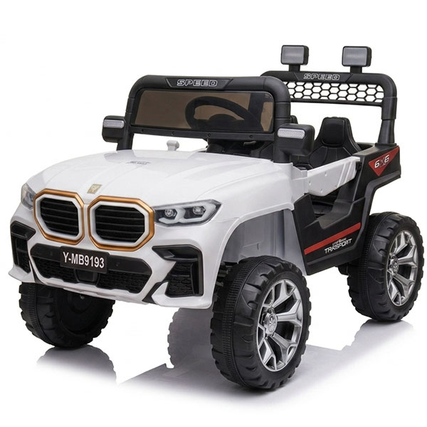 Auto na akumulator Džip mini 12V Beli 486513B - ODDO igračke