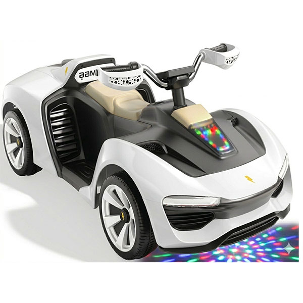 Auto na akumulator sa upravljačem – Beli 561432B - ODDO igračke