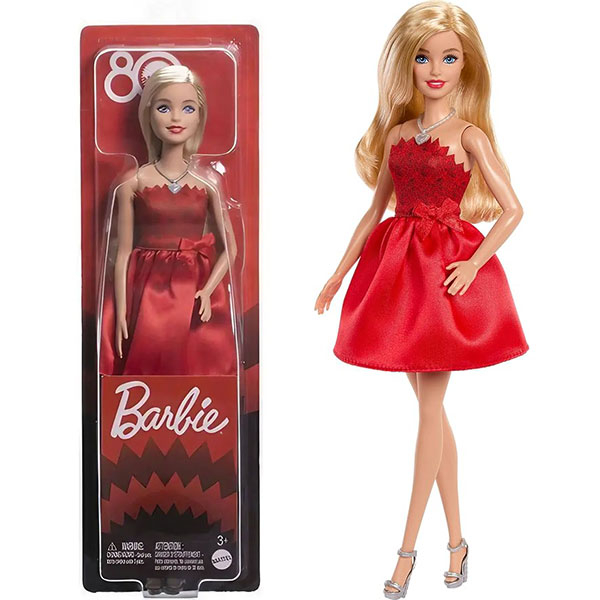 Barbie lutka 80th Anniversary Ruby JGD25  - ODDO igračke