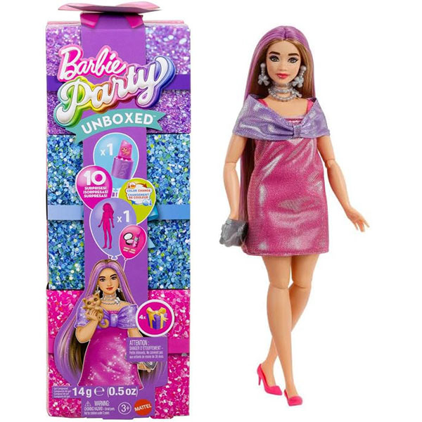 Barbie lutka Party Unboxed JFY67 - ODDO igračke