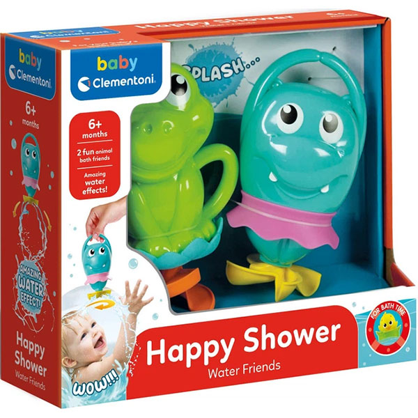 Clementoni figure za kupanje Happy Shower Water Friends 17444 - ODDO igračke