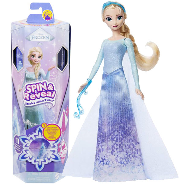 Frozen lutka sa dodacima Elsa Spin & Reveal JBG59 - ODDO igračke