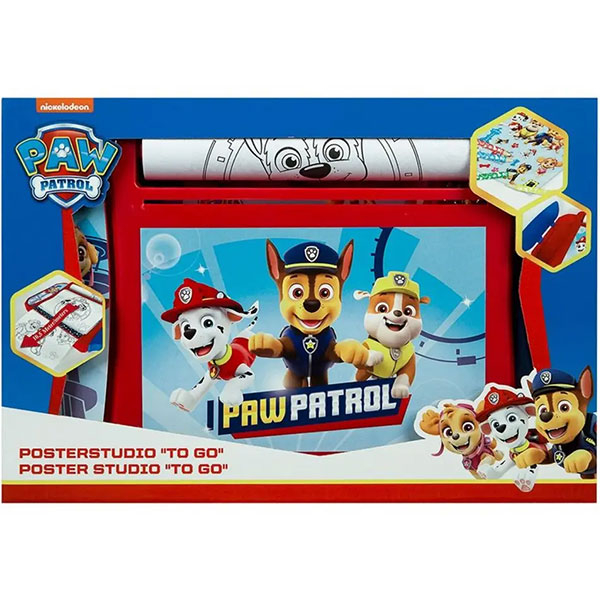 Paw Patrol kreativni set Posterstudio To Go sa stikerima PPAT4053-12 - ODDO igračke