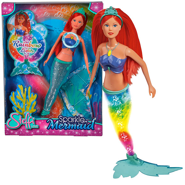 Steffi Love lutka 39cm Sparkle Mermaid Rainbow Lights 105733656 - ODDO igračke