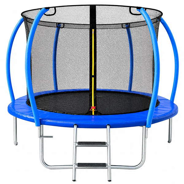 Trampolina (trambolina) sa sigurnosnom mrežom Pumpkin R366cm + merdevine - ODDO igračke