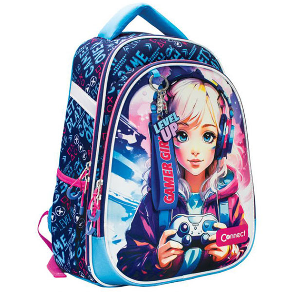 Ranac za školu anatomski lagan XT Gamer Girl 26.Connect 60565 - ODDO igračke