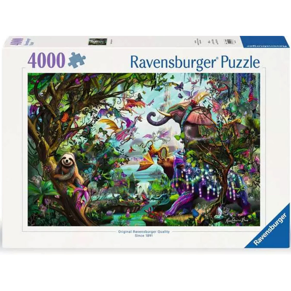 Ravensburger puzzle (slagalice) 4000pcs Tropski zmajevi RA12000812 - ODDO igračke