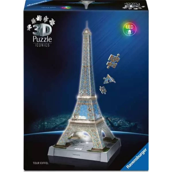 Ravensburger 3D puzzle (slagalice) –216pcs Ajfelov toranj sa svetlom RA12008024 - ODDO igračke