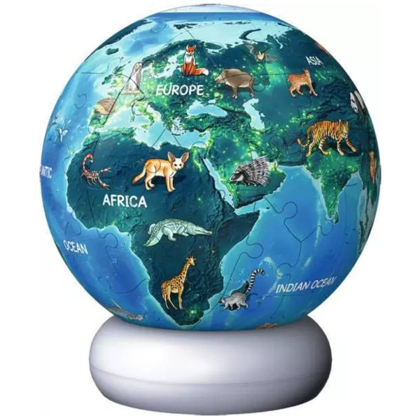 Ravensburger 3D puzzle (slagalice)noćna lampa – 72pcs Zemlja noću RA12008055 - ODDO igračke