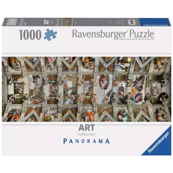 Ravensburger puzzle (slagalice) - 1000pcs Panorama Michelangelo Sikstinska kapela RA12000042 - ODDO igračke