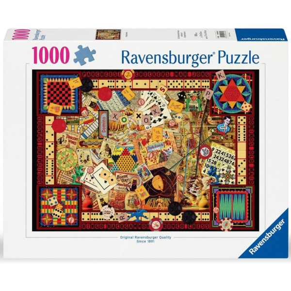 Ravensburger puzzle (slagalice) – 1000pcs Vintage igre RA12000655 - ODDO igračke