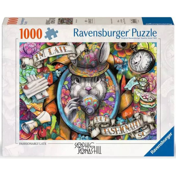 Ravensburger puzzle (slagalice) – 1000pcs Fashionably Late RA12001712 - ODDO igračke