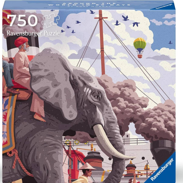 Ravensburger puzzle (slagalice) – 750pcs Put oko sveta za 80 dana RA12001201 - ODDO igračke