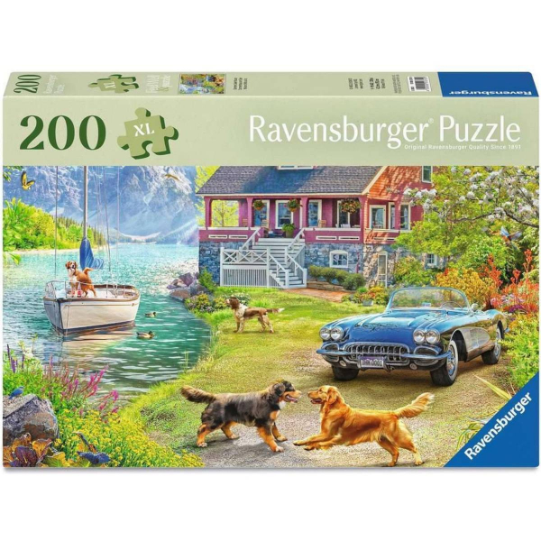 Ravensburger puzzle (slagalice) – 200XL Letnja kuća na jezeru RA12001370 - ODDO igračke