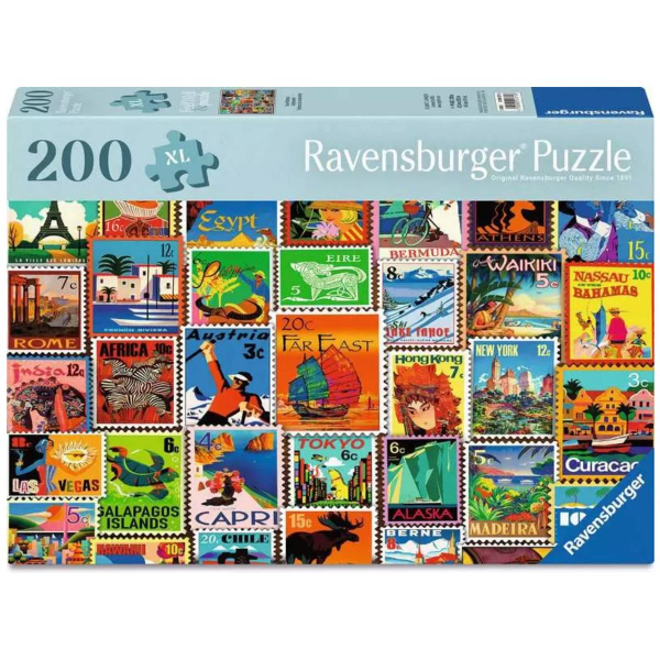 Ravensburger puzzle (slagalice) – 200XL Poštanske markice RA12001371 - ODDO igračke