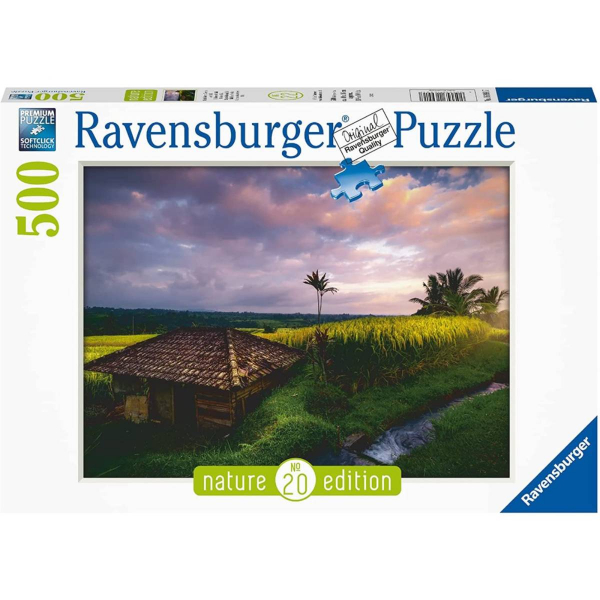 Ravensburger puzzle (slagalice) – 500pcs Pirinčana polja severnog Balija RA12000642 - ODDO igračke