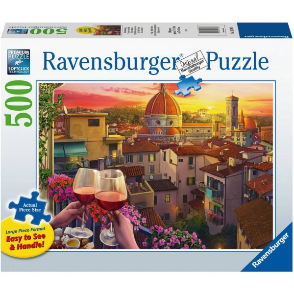 Ravensburger puzzle (slagalice) – 500pcs Udobna vinska terasa RA16796 - ODDO igračke