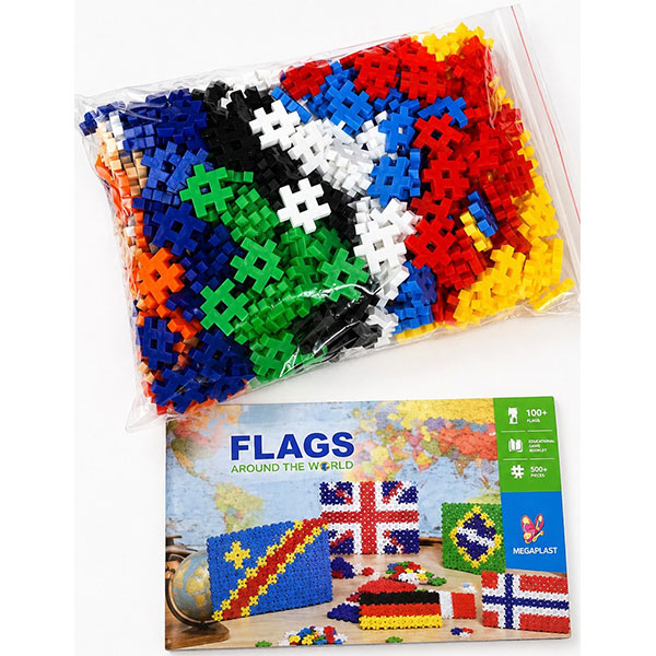 Mega puzzle Zastave Megaplast 3951862 - ODDO igračke