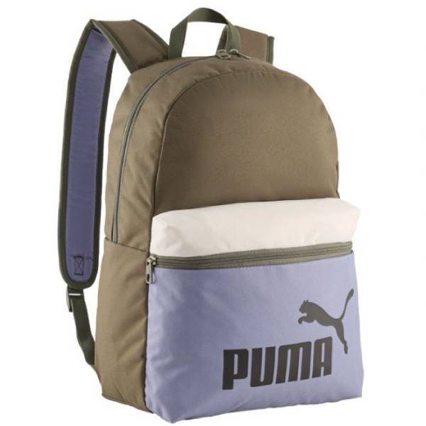 Ranac Phase Color 3 Block 1zip 1džep Puma 091175-09 maslinasto zeleni-lila - ODDO igračke