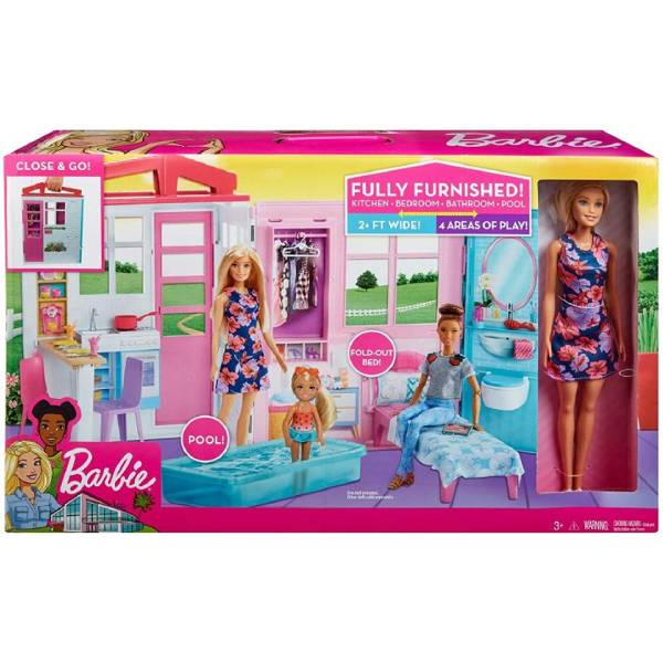 Barbie Close & Go sklopiva kuća 1034487 - ODDO igračke