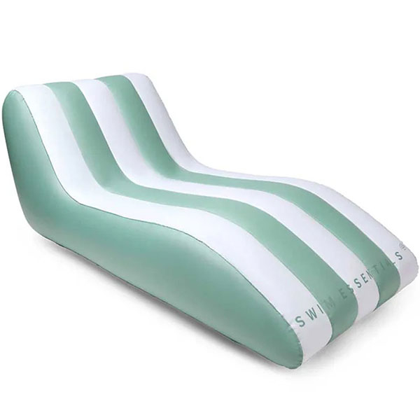 Dušek na naduvavanje Green White 180cm Swim Essentials 51156678 - ODDO igračke