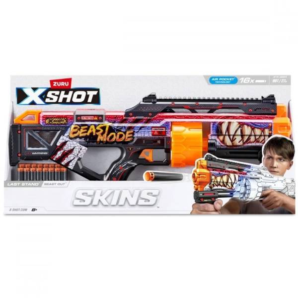 ZURU X-Shot Skins Beast mode blaster 1044968 - ODDO igračke