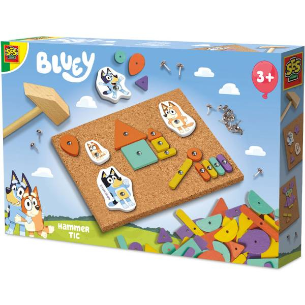 SES Creative Bluey set mali majstor sa drvenim čekićem 1046255 - ODDO igračke
