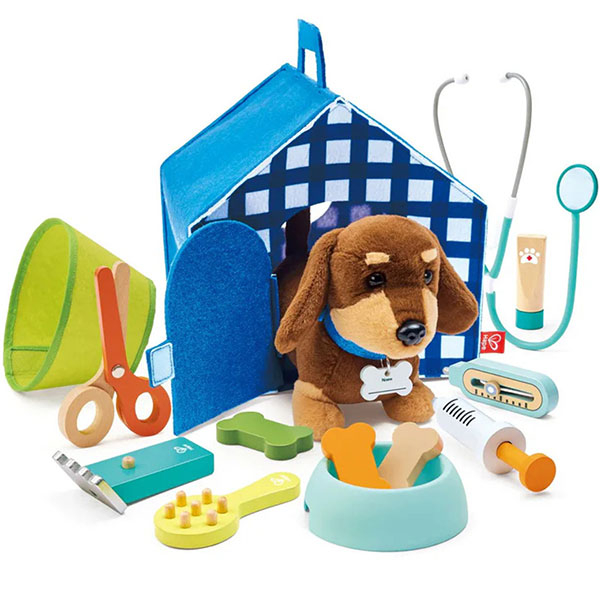Veterinarski set drvena igračka Hape Toys 22003502 - ODDO igračke