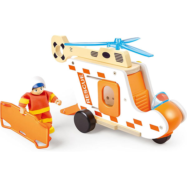 Helikopter spasilac drveni Hape Toys 22003521 - ODDO igračke