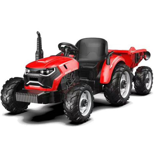 Traktor na akumulator sa kip prikolicom crveni 144217 - ODDO igračke
