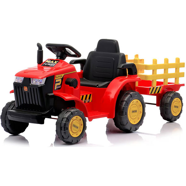 Traktor sa prikolicom na akumulator crveni 451245 - ODDO igračke