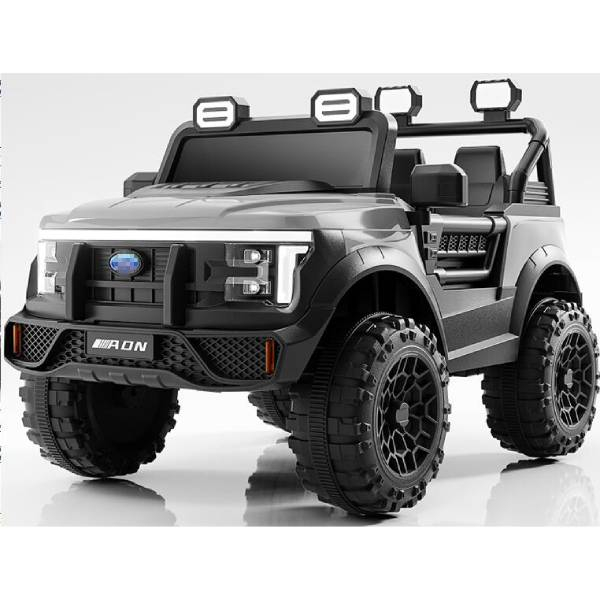 Auto Džip Police 12v 2motora rc siva boja MB0345/152553S - ODDO igračke