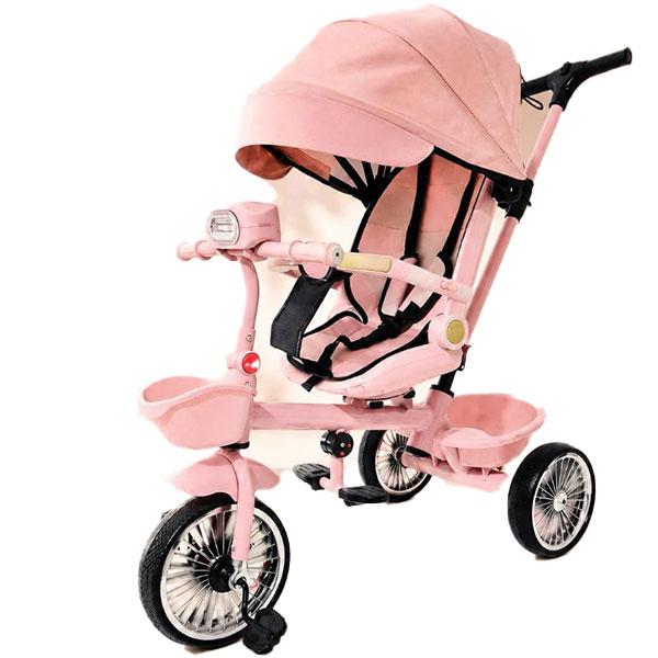 Tricikl sa ručkom roze 799947 - ODDO igračke