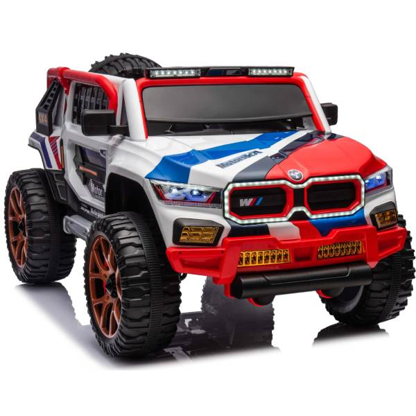 Auto Džip na akumulator xm 12v 4motora MB 796 bela boja 185622B - ODDO igračke