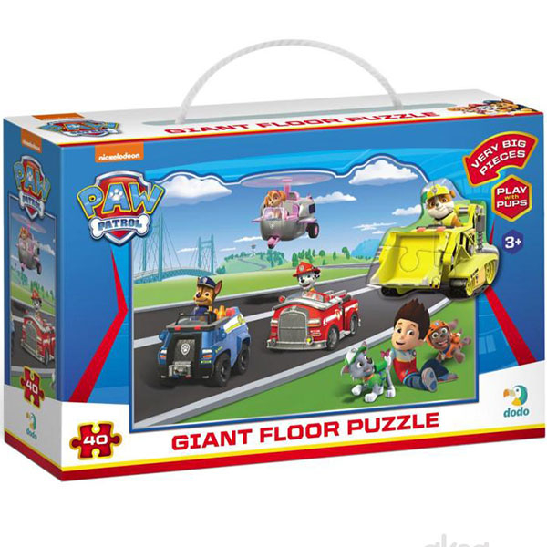 Podne puzzle Paw Patrol 40pcs DODO 104/200467 - ODDO igračke