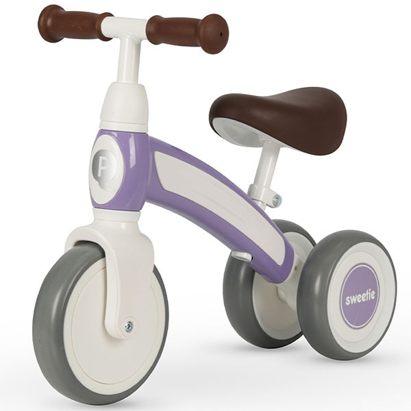 Balans Bicikl bez pedala Sweetie purple Qplay 41312472 - ODDO igračke