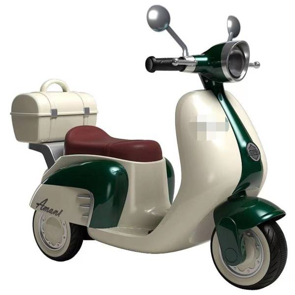 Motor Vespa na akumulator skuter 6v MB 901 zelena boja 418772Z - ODDO igračke