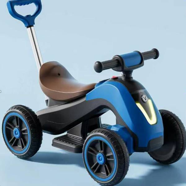 Guralica Motor na akumulator mini sa ručkom 4točka MB 0654 plava boja 423203P - ODDO igračke