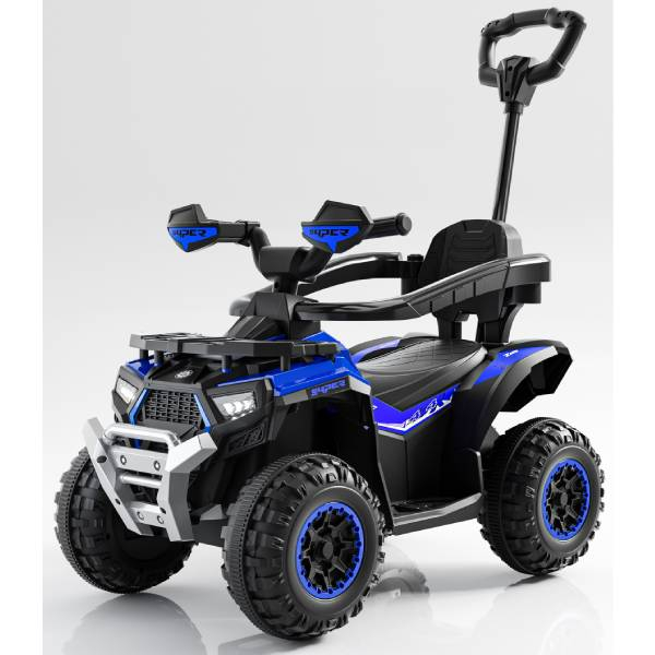Guralica Motor quad na akumulator mini  6V sa ručkom MB0664 plava boja 588636P - ODDO igračke
