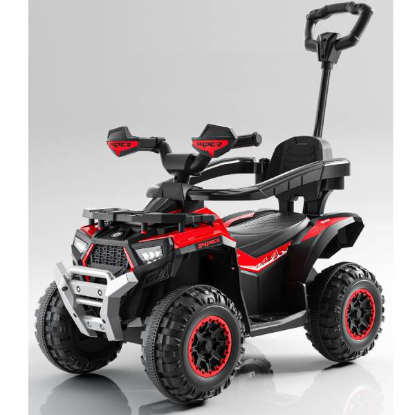 Guralica Motor quad na akumulator mini  6V sa ručkom MB0664 crvena boja 588636 - ODDO igračke