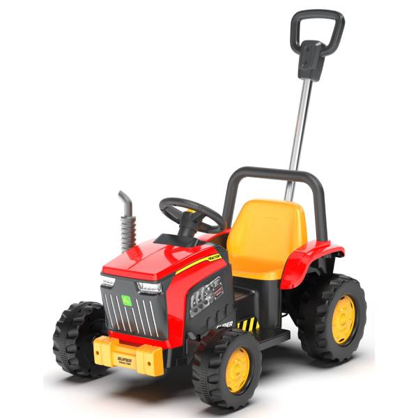 Guralica Traktor na akumulator mini sa ručkom 6v 1moto MB8349 crvena boja 498083 - ODDO igračke