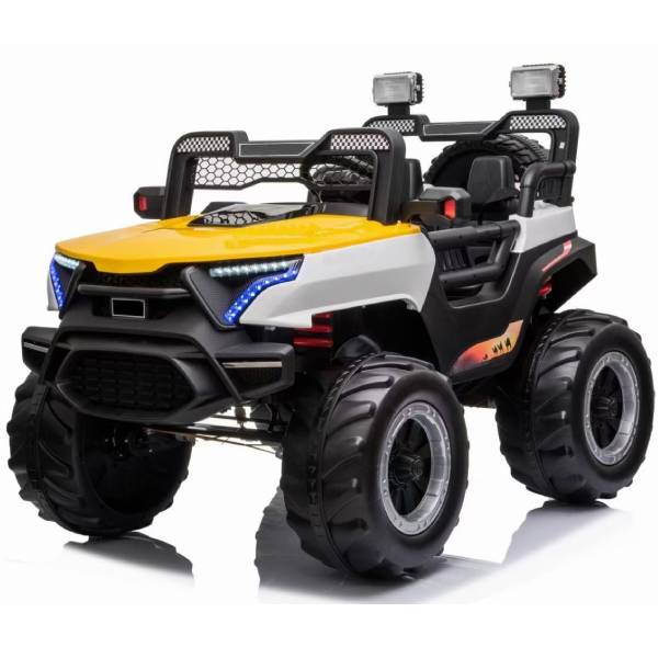 Auto Džip na akumulator 12v 7ah 4motora  MB 7023 žuta boja 128888Ž - ODDO igračke