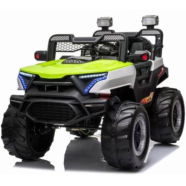 Auto Džip na akumulator 12v 7ah 4motora  MB 7023 zelena boja 128888Z - ODDO igračke